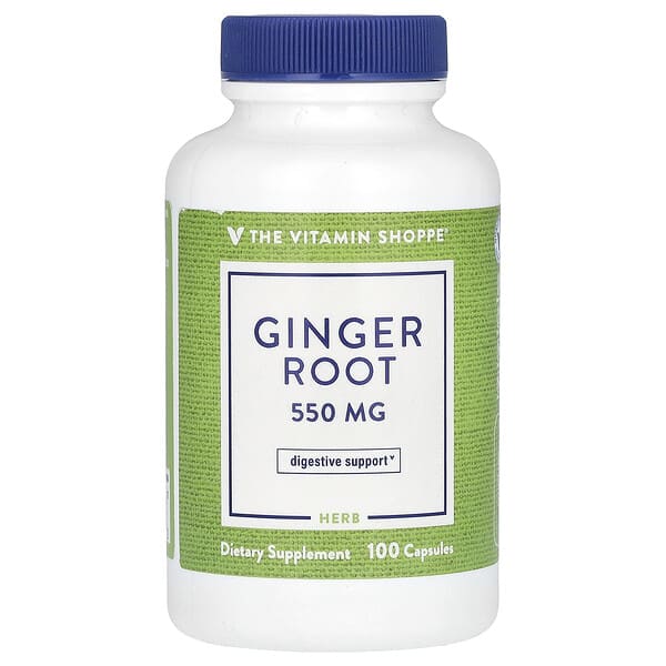 vsi02065_v_8.jpg корень имбиря, 550 мг, 100 капсул — The Vitamin Shoppe