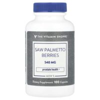 Мужские ягоды серенои, 540 мг, 100 капсул — The Vitamin Shoppe