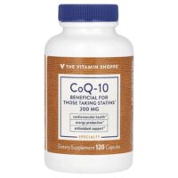 коэнзим Q10, 200 мг, 120 капсул — The Vitamin Shoppe