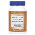 Яблочный уксус с яблочным пектином, 100 таблеток — The Vitamin Shoppe