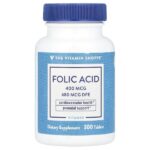 Фолиевая кислота, 680 мкг DFE, 300 таблеток — The Vitamin Shoppe