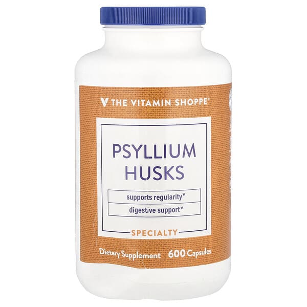vsi02182_v_8.jpg Шелуха семян подорожника, 600 капсул (720 мг на капсулу) — The Vitamin Shoppe