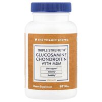 Глюкозамин и хондроитин тройной силы с МСМ, 60 таблеток — The Vitamin Shoppe