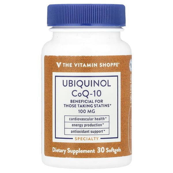 vsi02202_v_8.jpg Убихинол коэнзим Q-10, 30 капсул — The Vitamin Shoppe