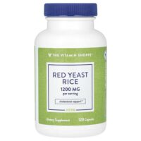 красный ферментированный рис, 120 капсул (600 мг в 1 капсуле) — The Vitamin Shoppe