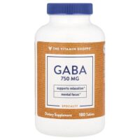 ГАМК, 180 таблеток — The Vitamin Shoppe