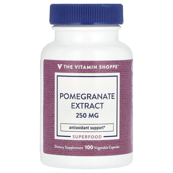 vsi02220_v_8.jpg Экстракт граната, 250 мг, 100 растительных капсул — The Vitamin Shoppe