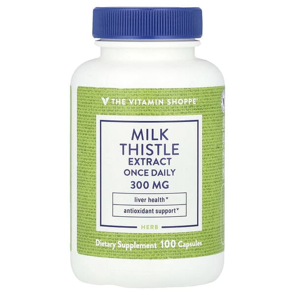 vsi02273_v_8.jpg Экстракт расторопши, 300 мг, 100 капсул — The Vitamin Shoppe
