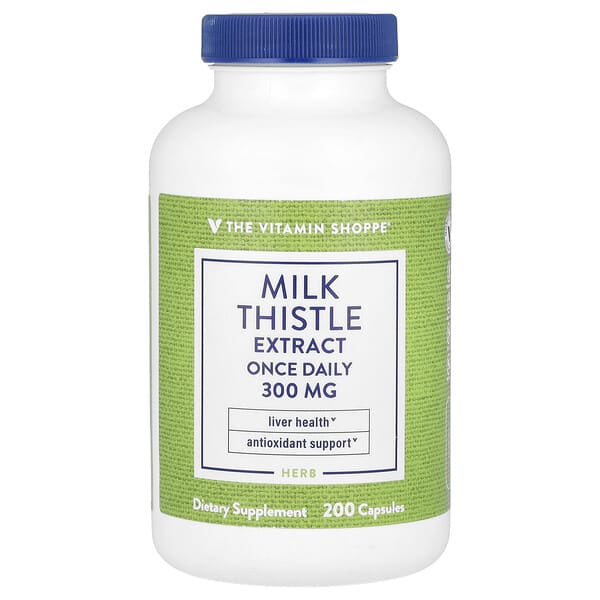vsi02274_v_8.jpg Экстракт расторопши, 300 мг, 200 капсул — The Vitamin Shoppe