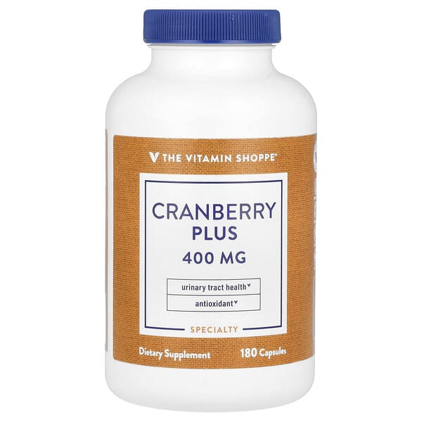 vsi02310_v_8.jpg Клюква плюс, 400 мг, 180 капсул — The Vitamin Shoppe