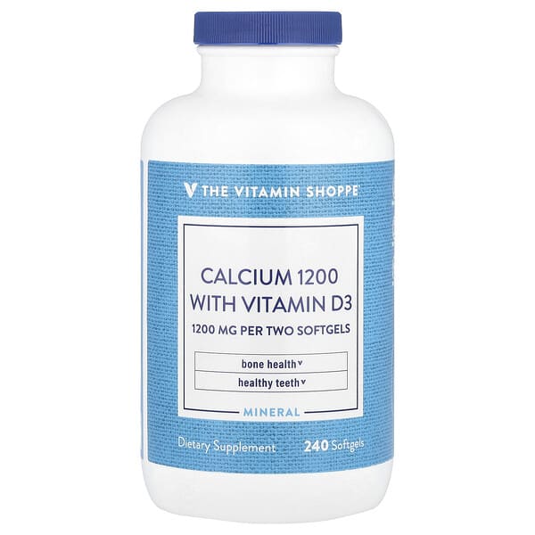 vsi02356_v_8.jpg Calcium1200 с витамином D3, 240 мягких таблеток — The Vitamin Shoppe