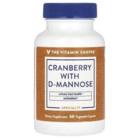 клюква с D-маннозой, 60 растительных капсул — The Vitamin Shoppe