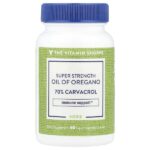 Масло орегано Super Stength, 60 жидких растительных капсул (45 мг на капсулу) — The Vitamin Shoppe