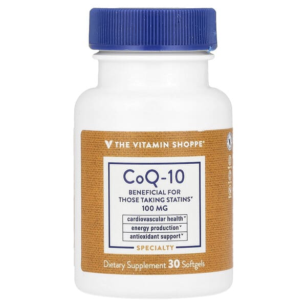 vsi02386_v_8.jpg CoQ-10, 100 мг, 30 мягких таблеток — The Vitamin Shoppe