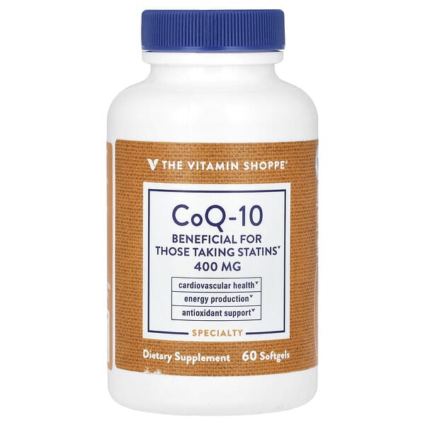 vsi02390_v_8.jpg CoQ-10, 400 мг, 60 мягких таблеток — The Vitamin Shoppe