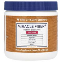 Miracle Fiber, фруктовый пунш, 217,6 г (7,7 унции) — The Vitamin Shoppe
