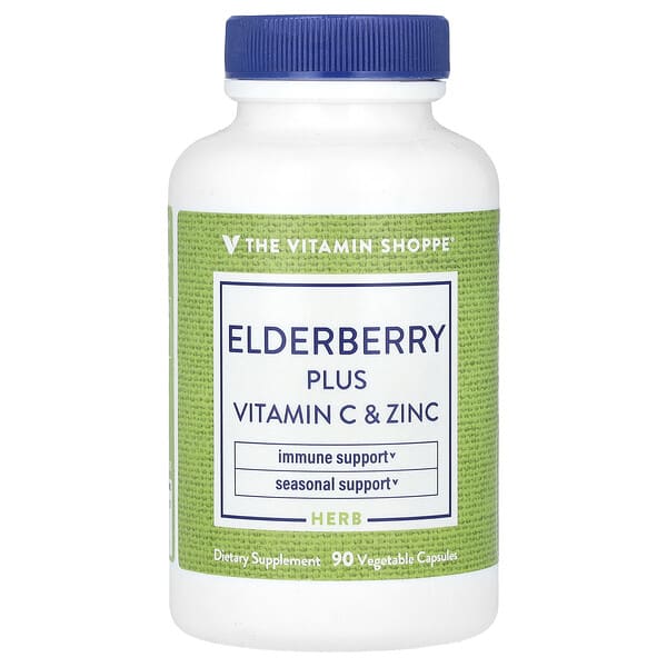 vsi02413_v_8.jpg бузина с витамином C и цинком, 90 растительных капсул — The Vitamin Shoppe