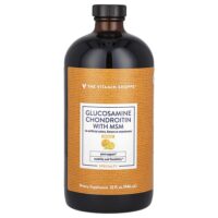 Глюкозамин и хондроитин с МСМ, апельсин, 946 мл (32 жидк. унц.) — The Vitamin Shoppe