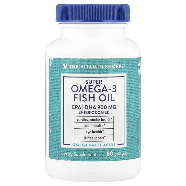 vsi02497_v_8.jpg Рыбий жир с омега-3, 60 мягких таблеток — The Vitamin Shoppe