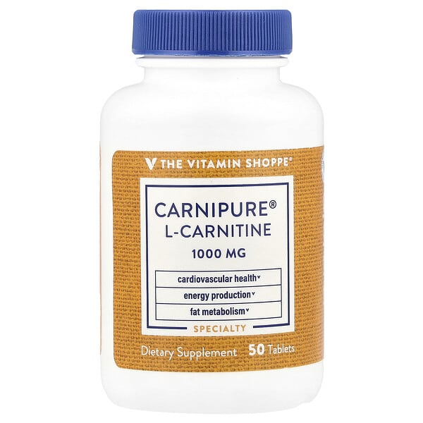 vsi02605_v_8.jpg Carnipure® L-карнитин, 1000 мг, 50 таблеток — The Vitamin Shoppe