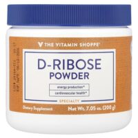 D-рибоза в порошке, 200 г (7,05 унции) — The Vitamin Shoppe