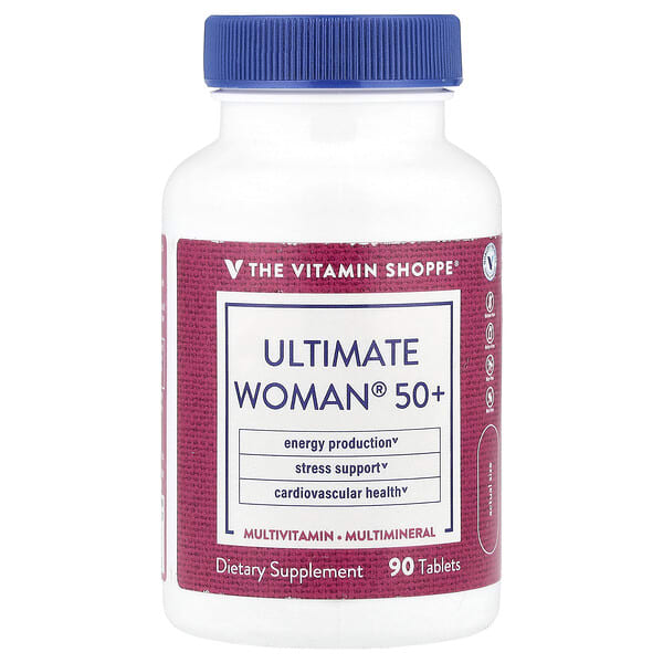 vsi02738_v_8.jpg Ultimate Woman® 50+, мультивитамины и мультиминералы, 90 таблеток — The Vitamin Shoppe