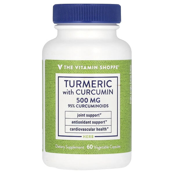 vsi02741_v_8.jpg куркума с куркумином, 500 мг, 60 растительных капсул — The Vitamin Shoppe