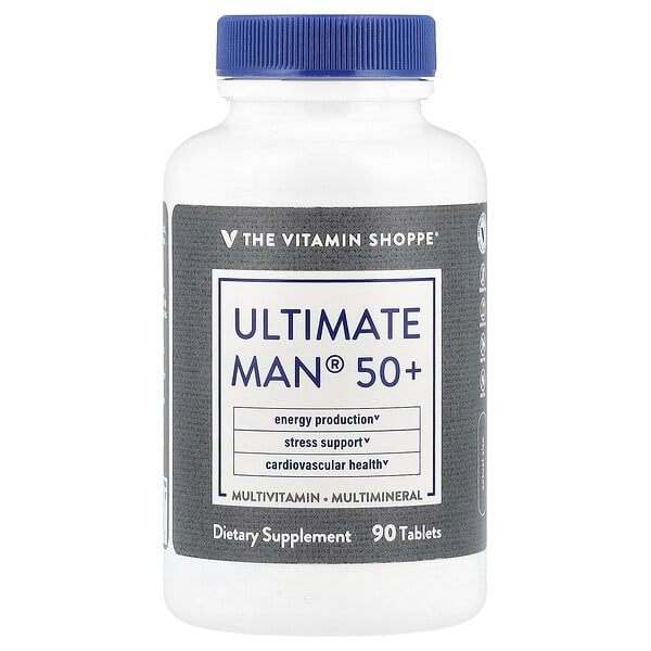 vsi02742_v_8.jpg Ultimate Man® 50+, мультивитамины и мультиминералы, 90 таблеток — The Vitamin Shoppe