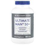 Ultimate Man® 50+, мультивитамины и мультиминералы, 180 таблеток — The Vitamin Shoppe