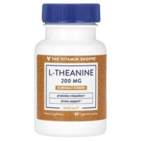 L-теанин, 200 мг, 60 растительных капсул — The Vitamin Shoppe
