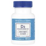 Витамин D3, 125 мкг (5000 МЕ), 120 таблеток — The Vitamin Shoppe