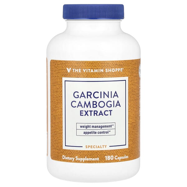 vsi02901_v_8.jpg Экстракт гарцинии камбоджийской, 180 капсул — The Vitamin Shoppe
