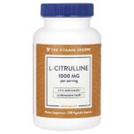 L-цитруллин, 120 растительных капсул (500 мг в 1 капсуле) — The Vitamin Shoppe