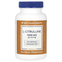 L-цитруллин, 120 растительных капсул (500 мг в 1 капсуле) — The Vitamin Shoppe