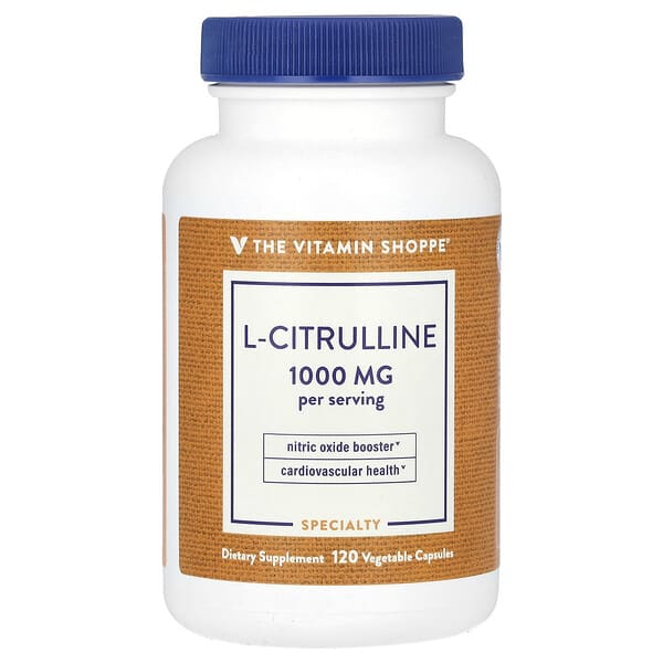 vsi02908_v_8.jpg L-цитруллин, 120 растительных капсул (500 мг в 1 капсуле) — The Vitamin Shoppe