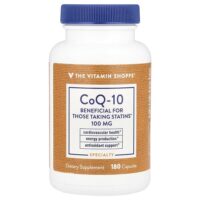 CoQ-10, 100 мг, 180 капсул — The Vitamin Shoppe
