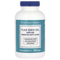 Льняное масло, 1000 мг, 120 мягких таблеток — The Vitamin Shoppe