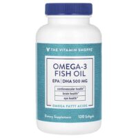 рыбий жир с омега-3, 120 мягких таблеток — The Vitamin Shoppe