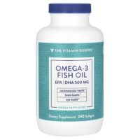 рыбий жир с омега-3, 240 мягких таблеток — The Vitamin Shoppe