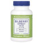 экстракт черники, 120 капсул (60 мг в 1 капсуле) — The Vitamin Shoppe