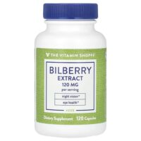 экстракт черники, 120 капсул (60 мг в 1 капсуле) — The Vitamin Shoppe