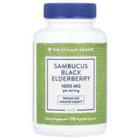 черная бузина, 100 вегетарианских капсул (500 мг в 1 капсуле) — The Vitamin Shoppe