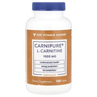 L-карнитин Carnipure®, 1000 мг, 100 таблеток — The Vitamin Shoppe