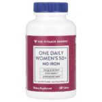 One Daily для женщин старше 50 лет, без железа, 60 таблеток — The Vitamin Shoppe