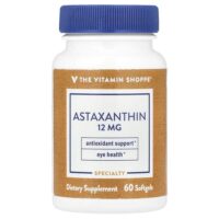 астаксантин, 12 мг, 60 мягких таблеток — The Vitamin Shoppe