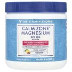 Calm Zone®, магний, малина и лимон, 225 г (8 унций) — The Vitamin Shoppe