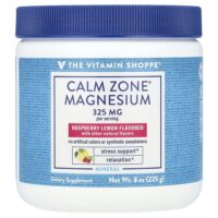 Calm Zone®, магний, малина и лимон, 225 г (8 унций) — The Vitamin Shoppe