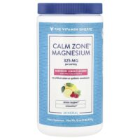 Calm Zone®, магний, малина и лимон, 450 г (16 унций) — The Vitamin Shoppe