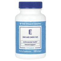 витамин E, 268 мг (400 МЕ), 120 мягких таблеток — The Vitamin Shoppe