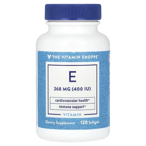 vsi03171_v_8.jpg витамин E, 268 мг (400 МЕ), 120 мягких таблеток — The Vitamin Shoppe